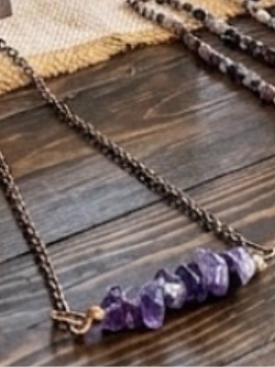 Jewelry - Minimalist Amethyst Necklace